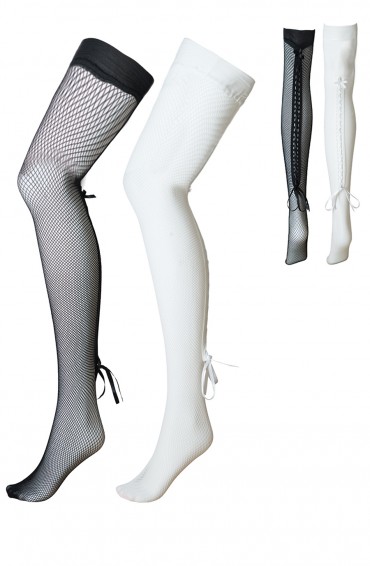 Corset - Fishnet hold-ups