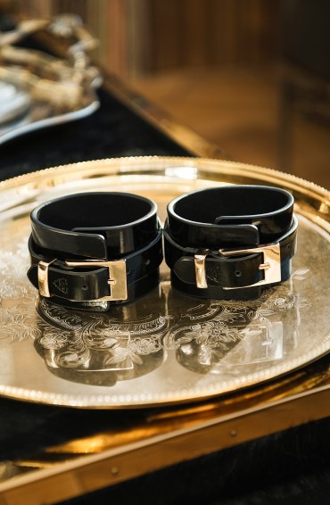 Dahlia - Patent Leather Handcuffs