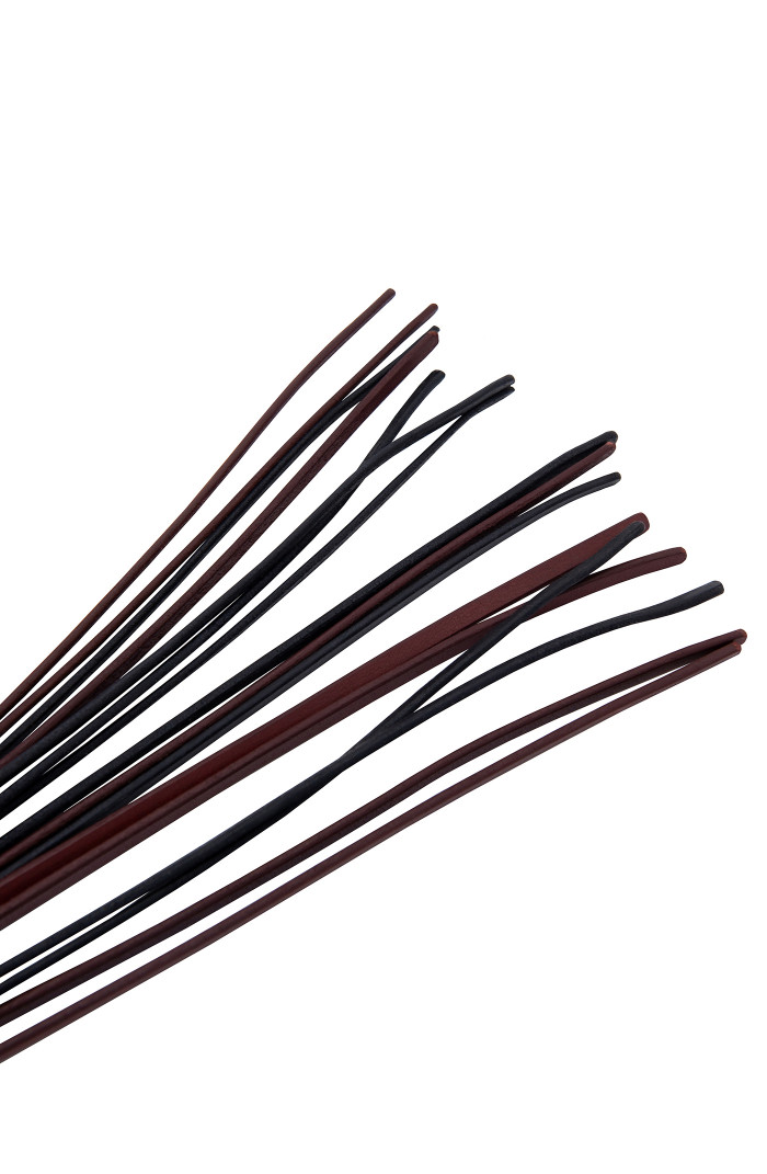 De Beauvoir - Swivel Flogger - Leather (Black & Burgundy)